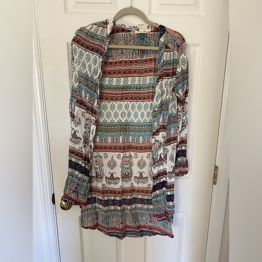 Long button up tunic
